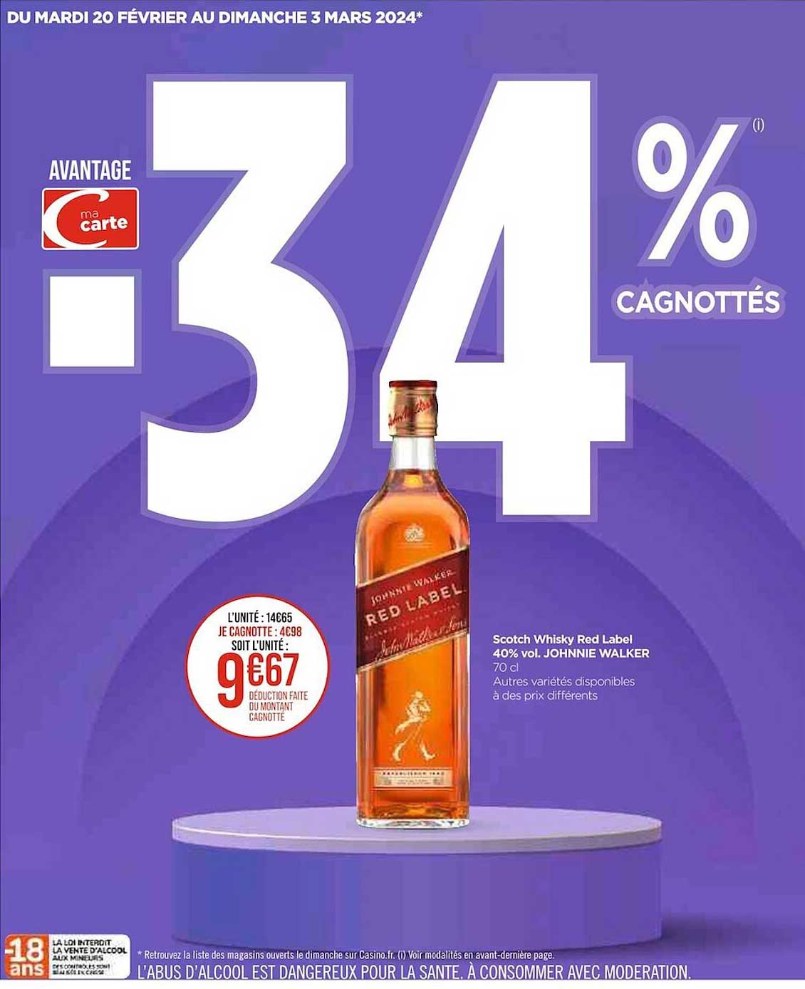 scotch whisky red label 40% vol johnnie walker