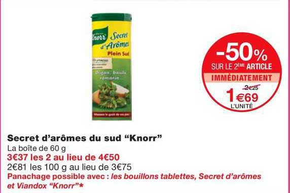 secret d'arômes du sud "knorr"