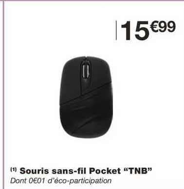 souris sans-fil pocket "tnb"