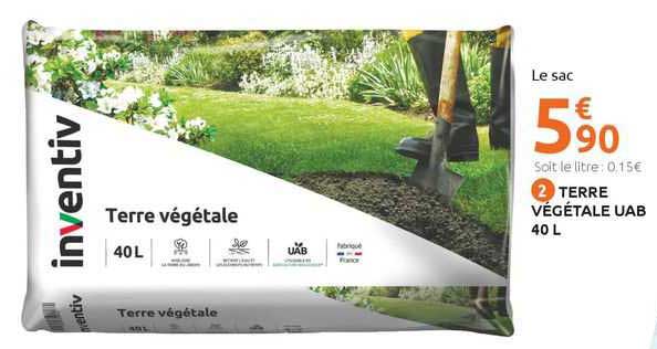 terre végétale uab 40 l inventiv