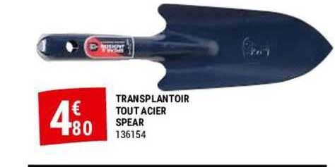 transplantoir tout acier spear