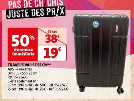 travel's valise 55 cm