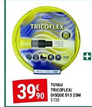 tuyau tricoflex / disque d15 25m