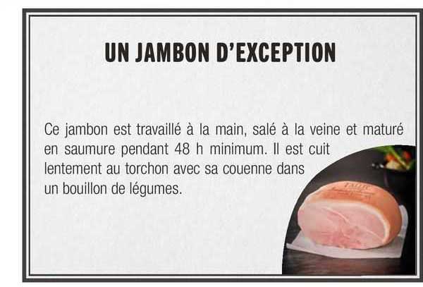 un jambon d'exception