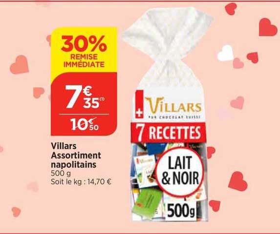 Villars Assortiment Napolitains