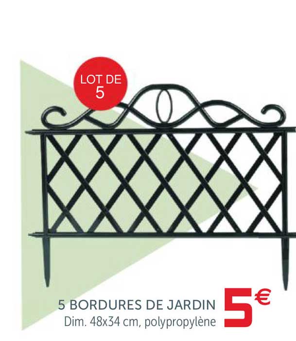 5 bordures de jardin