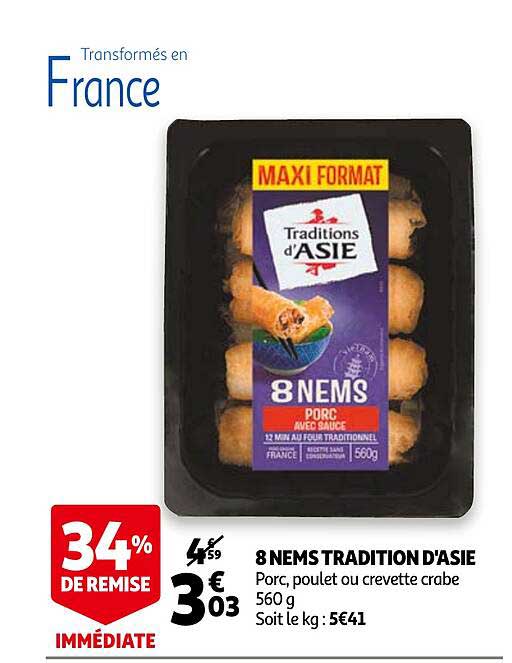 8 nems tradition d'asie