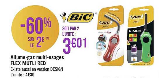 allume-gaz multi-usages flex multi red