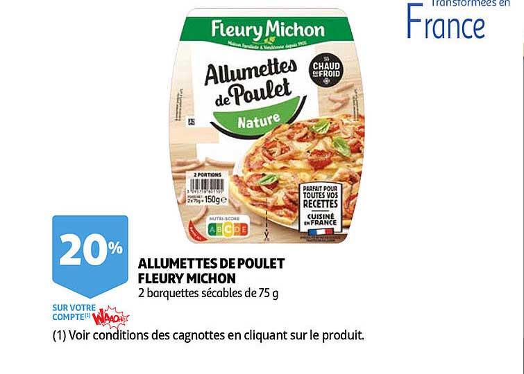 allumettes de poulet fleury michon