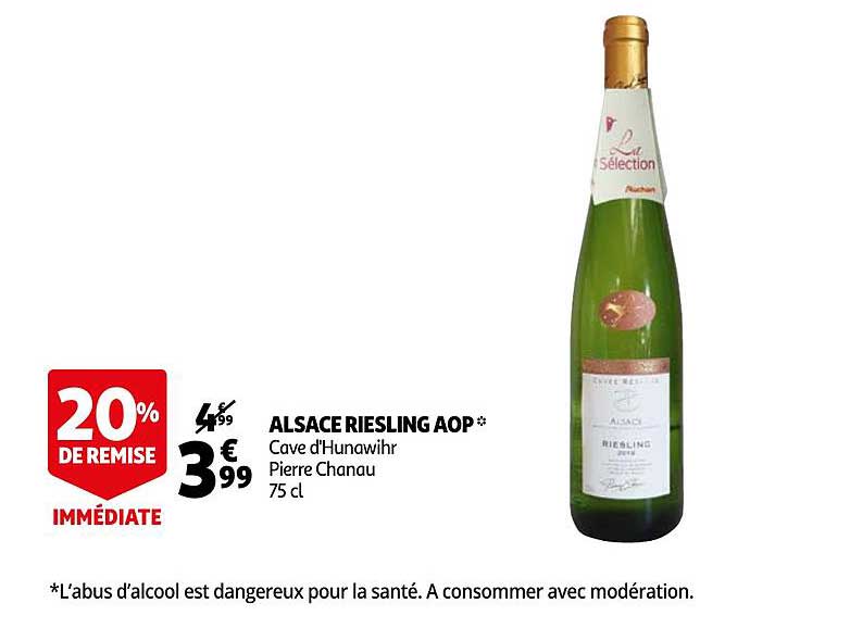 alsace riesling aop cave d'hunawihr pierre chanau