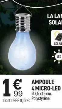 ampoule 4 micro-led