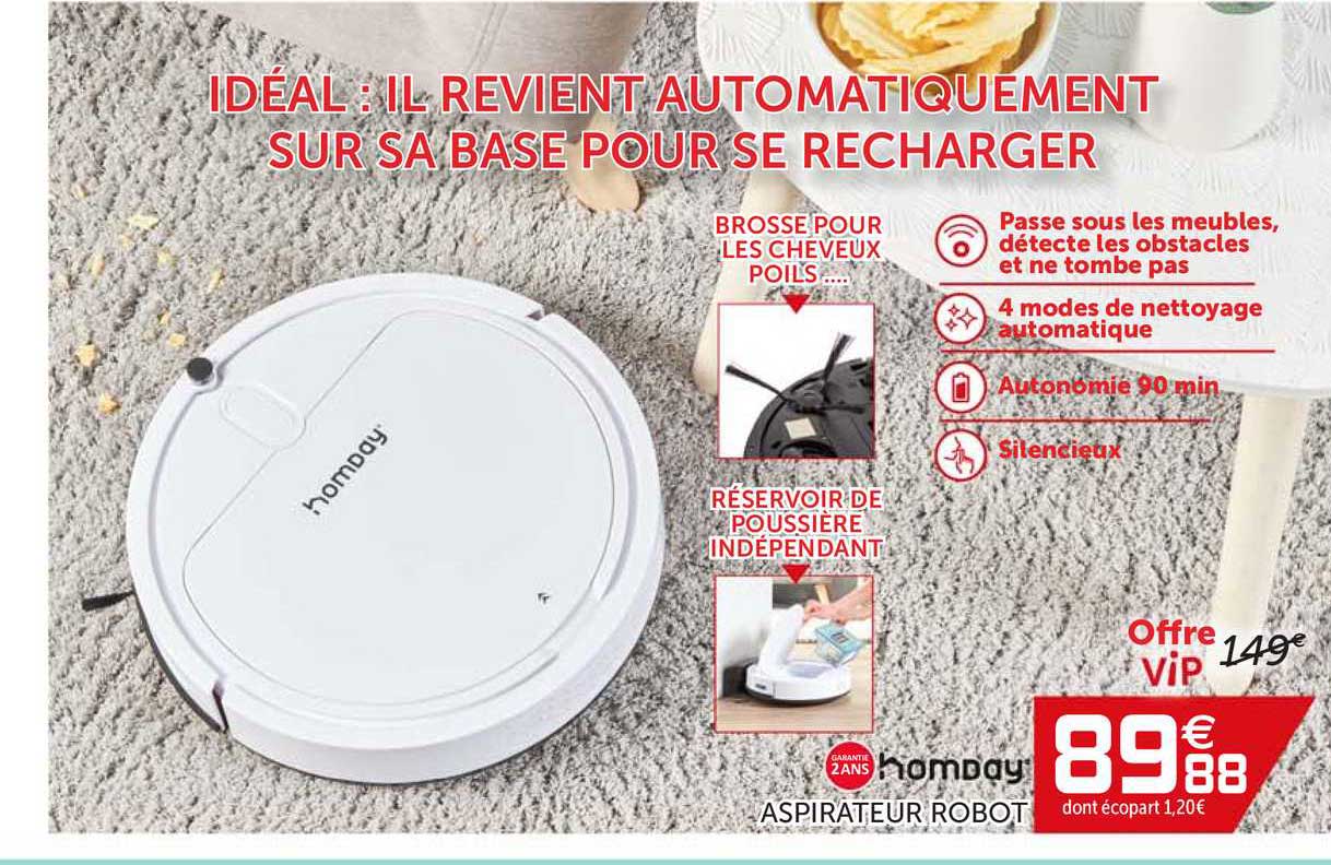 Aspirateur Robot Homday