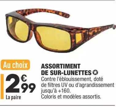assortiment de sur-lunettes