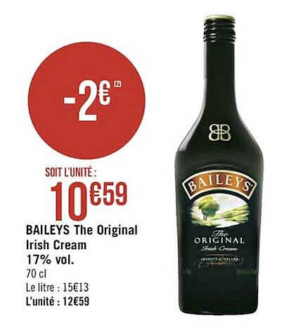 baileys the original irish cream 17% vol.