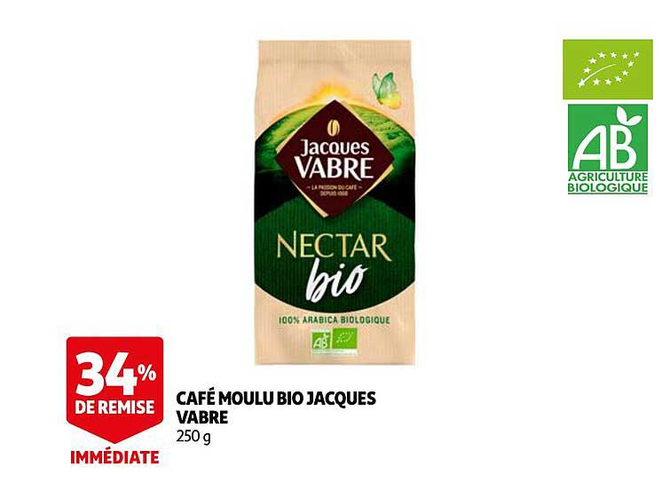 café moulu bio jacques vabre