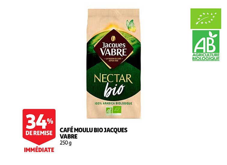 café moulu bio jacques vabre