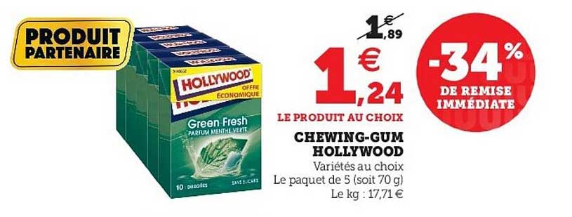 chewing-gum hollywood