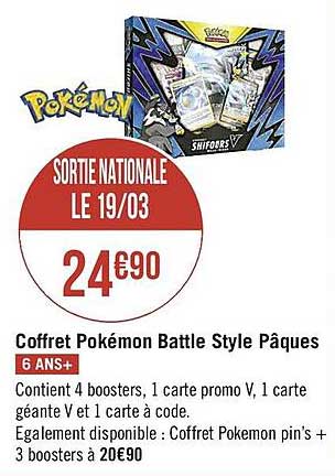 coffret pokémon battle style pâques