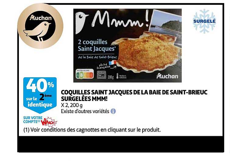 coquilles saint jacques de la baie de saint-brieuc surgelées mmm!