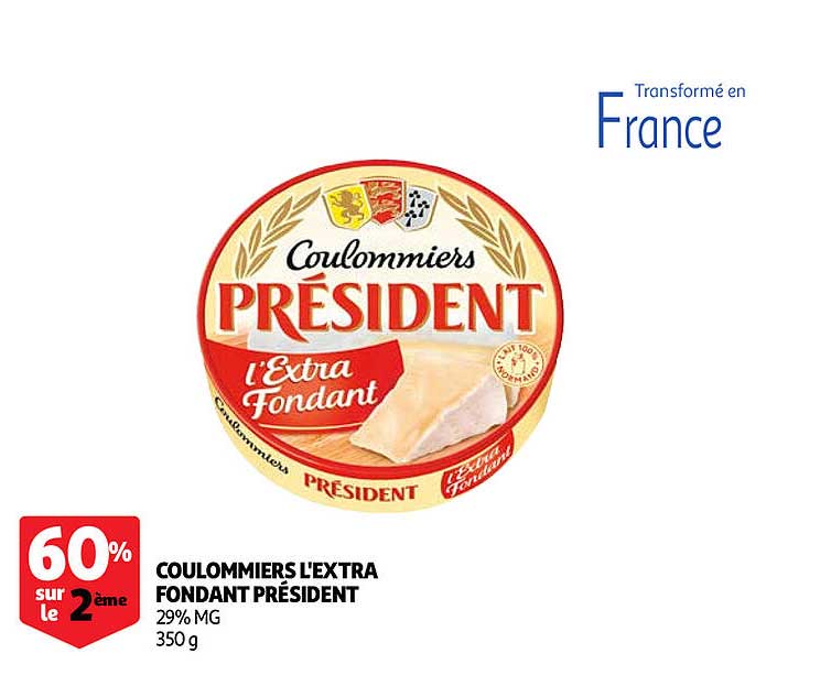 Coulommiers L'extra Fondant Président