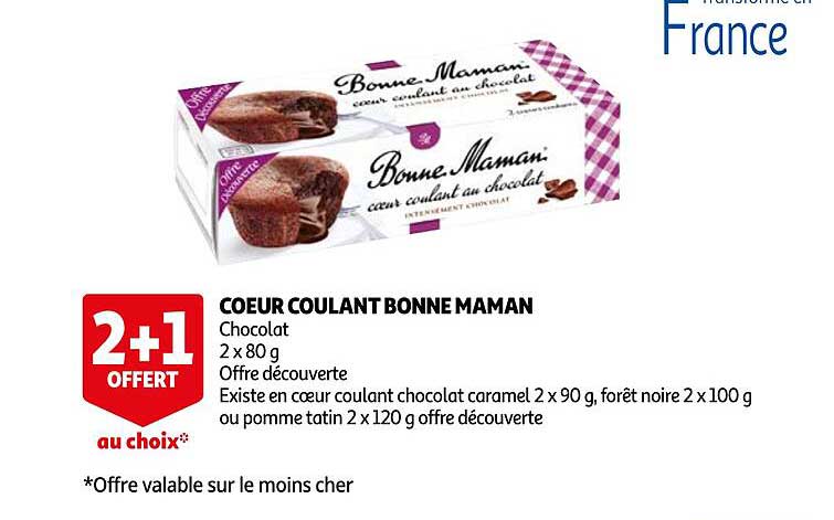 cœur coulant bonne maman