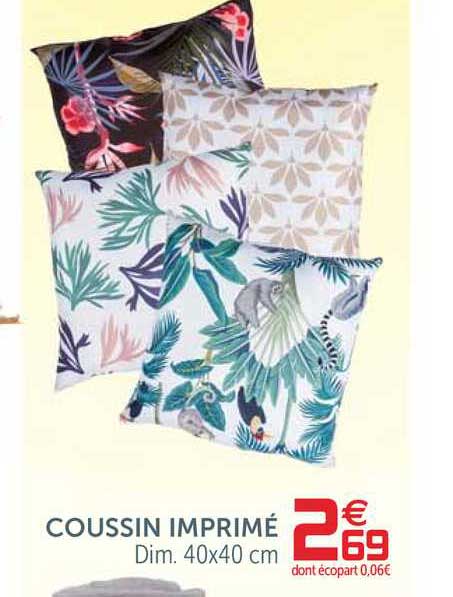 Coussin Imprimé