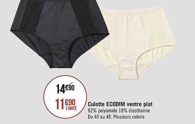 Culotte Ecodim Ventre Plat