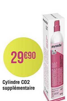 cylindre co2 supplémentaire