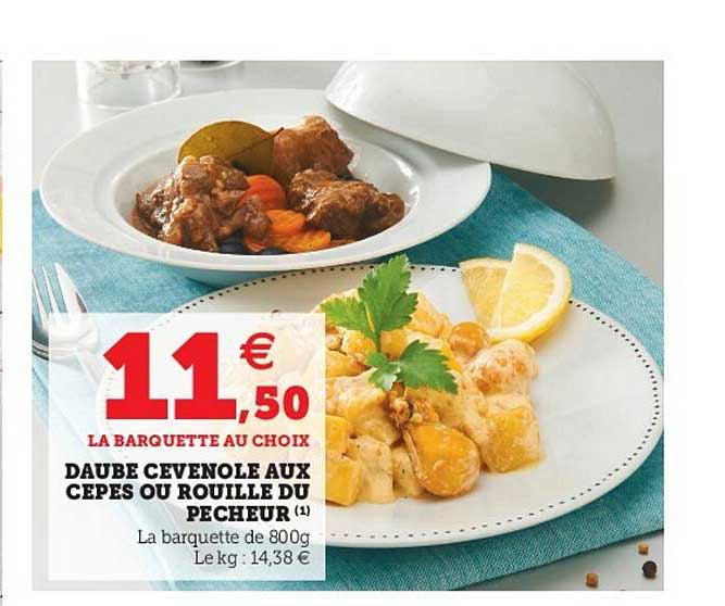 daube cévenole aux cèpes ou rouille du pécheur