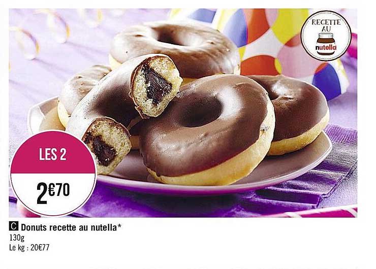 Donuts Recette Au Nutella