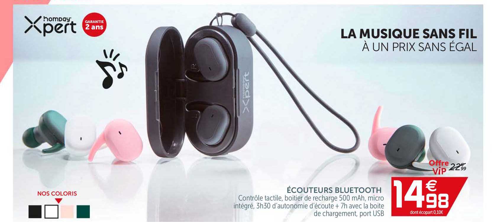 écouteurs Bluetooth