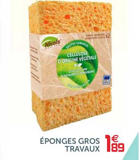 éponges Gros Travaux Nicols
