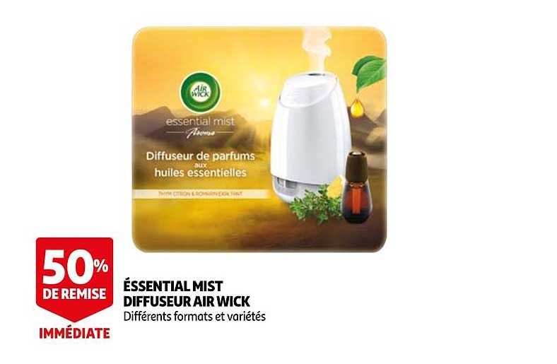 essential mist diffuseur air wick