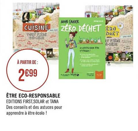 être eco-responsable éditions first, solar et tana
