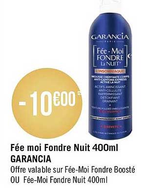 fée moi fondre nuit 400ml garancia