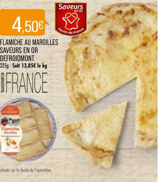 Flamiche Au Maroilles Saveurs En Or Defroidmont