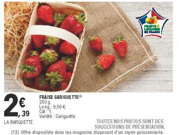 Fraise Gariguette