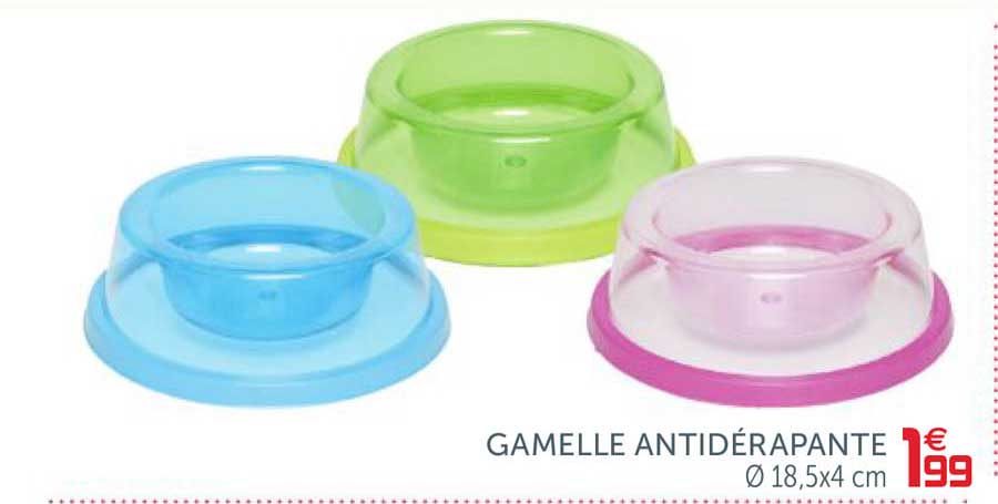 gamelle antidérapante