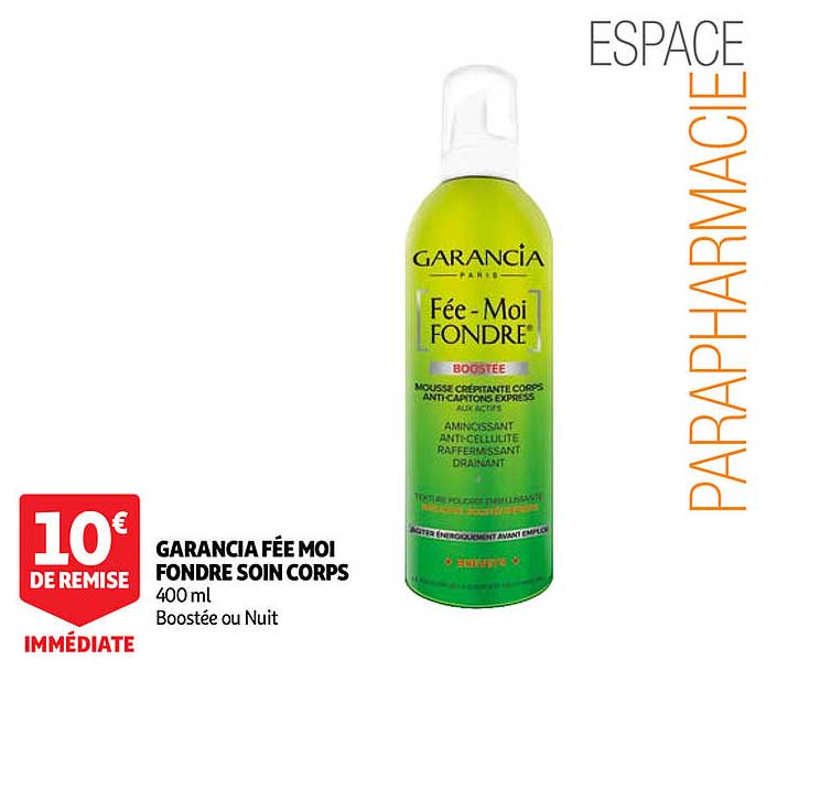 garancia fée moi fondre soin corps