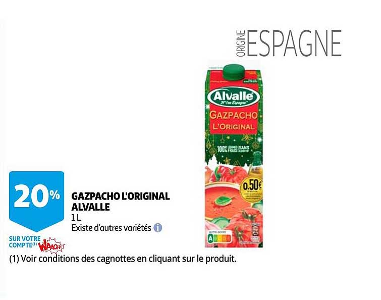 Gazpacho L'original Alvalle
