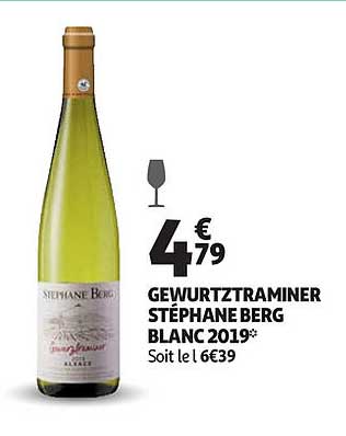 gewurtztraminer stéphane berg blanc 2019