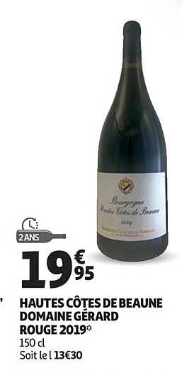 hautes côtes de beaune domaine gérard rouge 2019