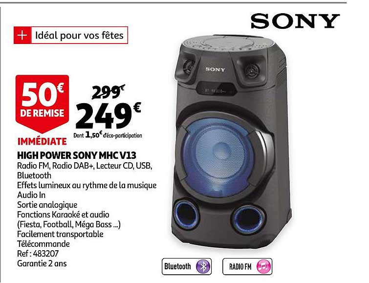 high power sony mhv v13