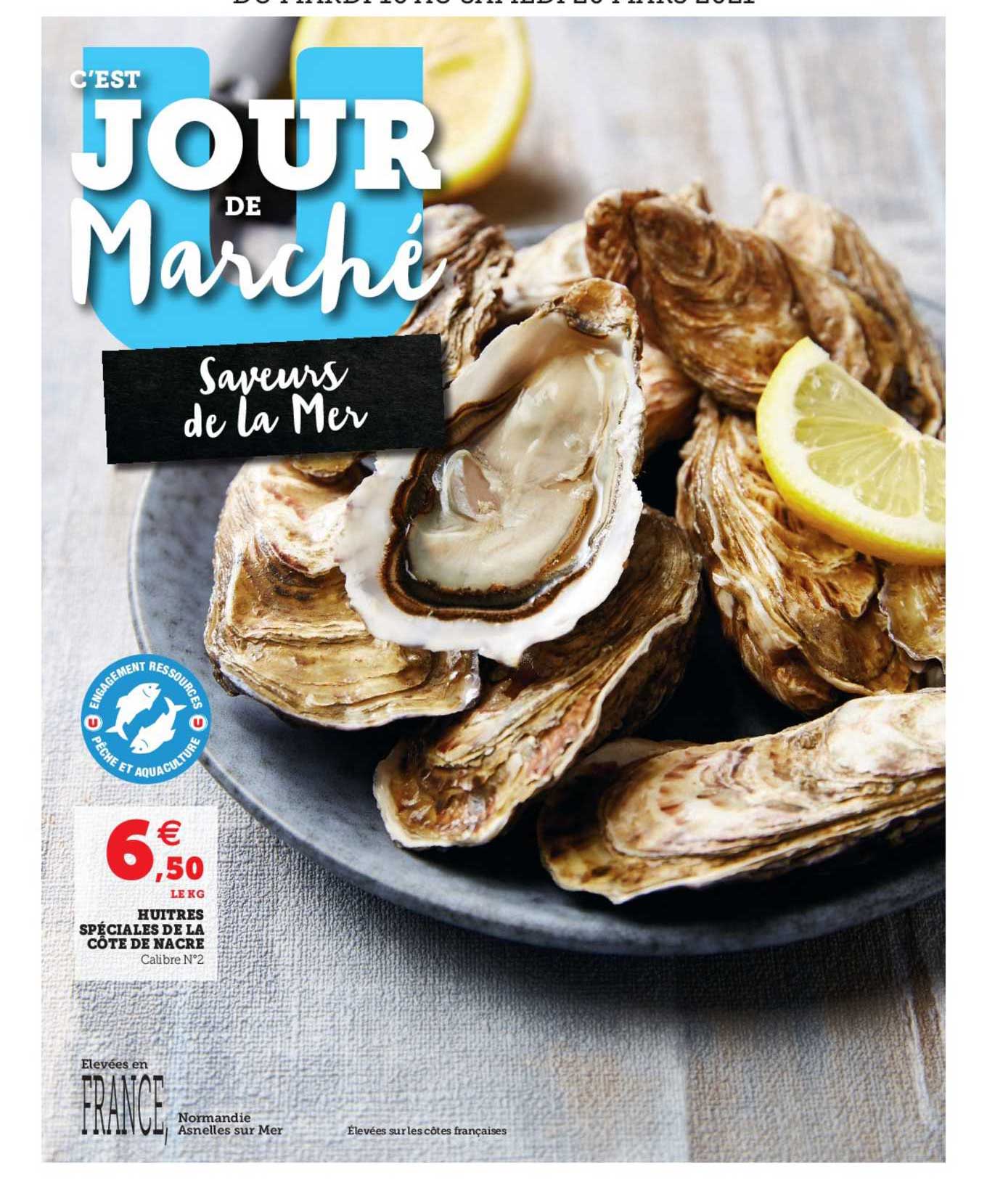 Huîtres Spéciale De La Côte De Nacre