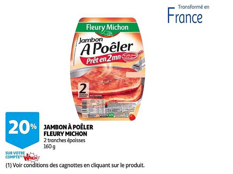 jambon à poêler fleury michon