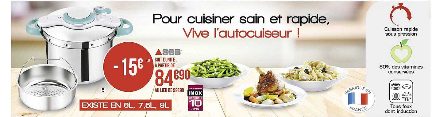L'autocuiseur Seb