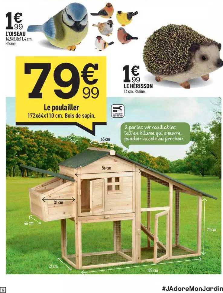 l'oiseau, le hérisson