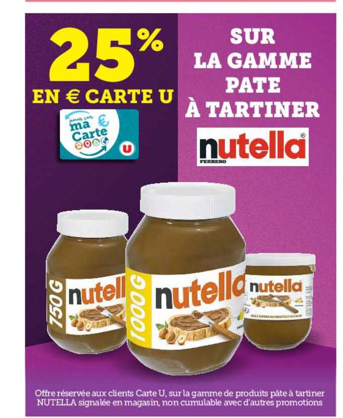 la game pâte à tartiner nutella