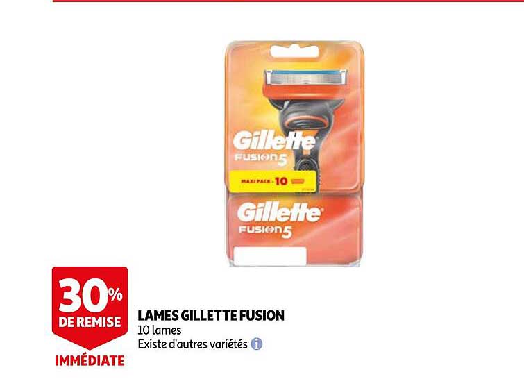 Lames Gillette Fusion