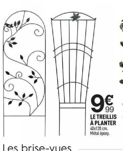 le treillis à planter